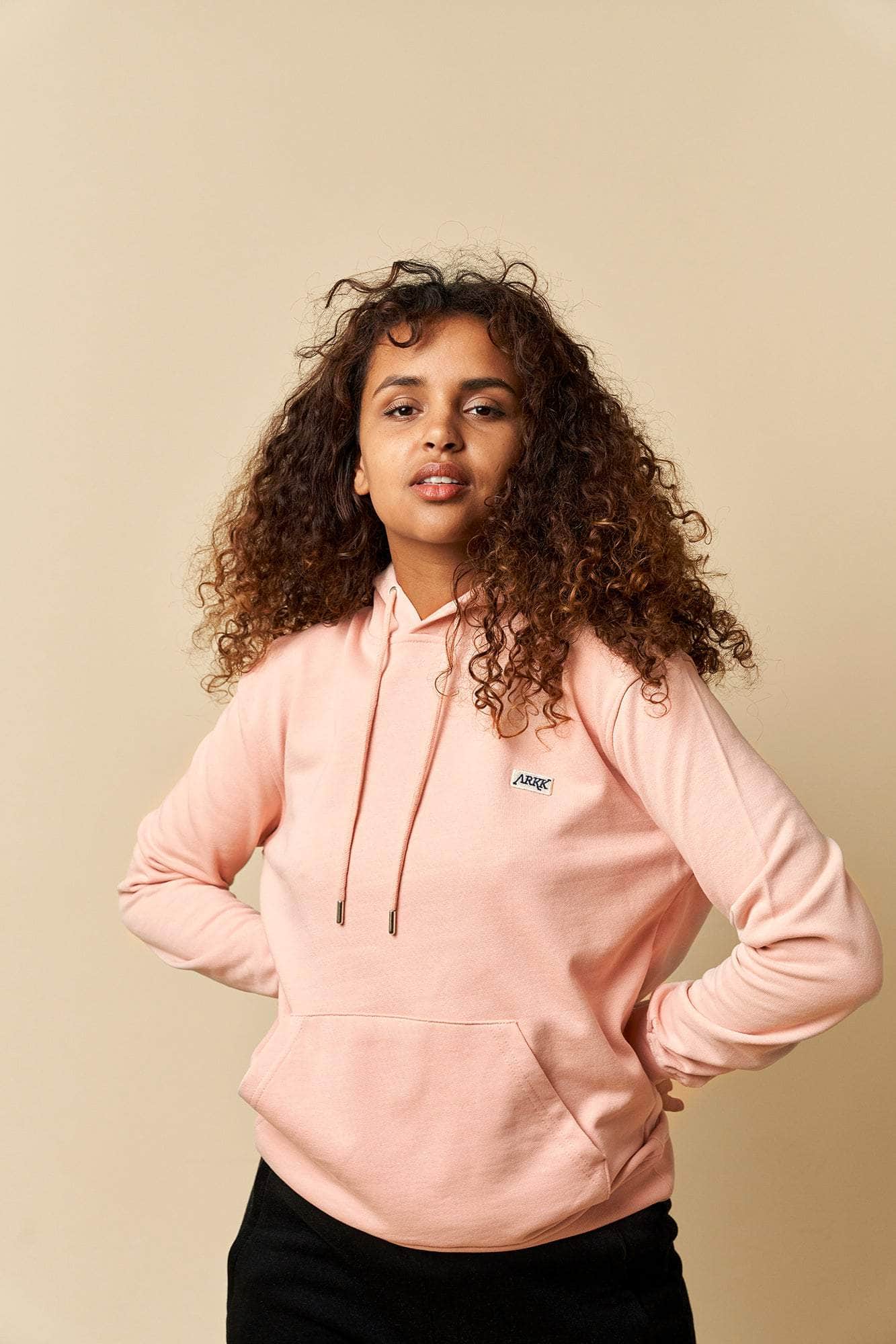 ARKK Apparel ARKK Box Logo Hoodie | Rose Blush Hoodie